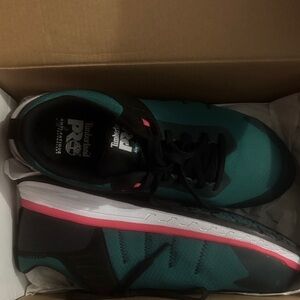 Timberland PRO Teal and Black Athletic Shoes